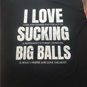 Men's Graphic Short Sleeve Tee - Black with White Text